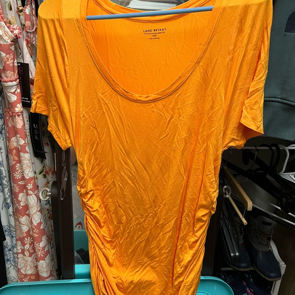 Lane Bryant Women's Orange Top